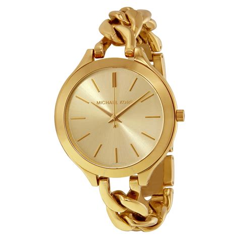 mk3222 michael kors uhr|Michael Kors Slim Runway Champagne Dial Gold Ladies Watch .